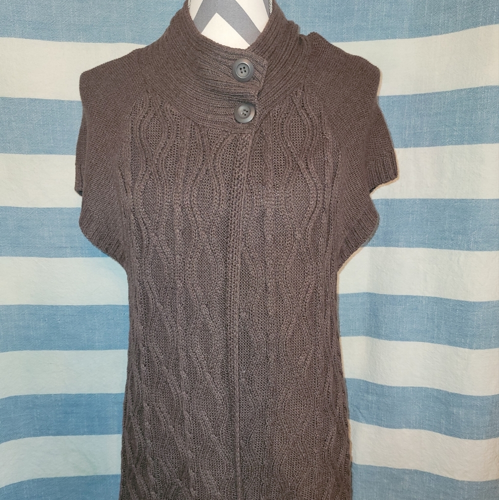 Sonoma Women's Open Front Sleeveless Sweater XL